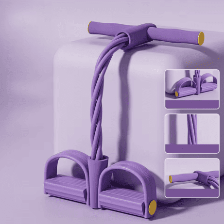 BANDAS ELÁSTICAS CON PEDAL PARA EJERCICIO