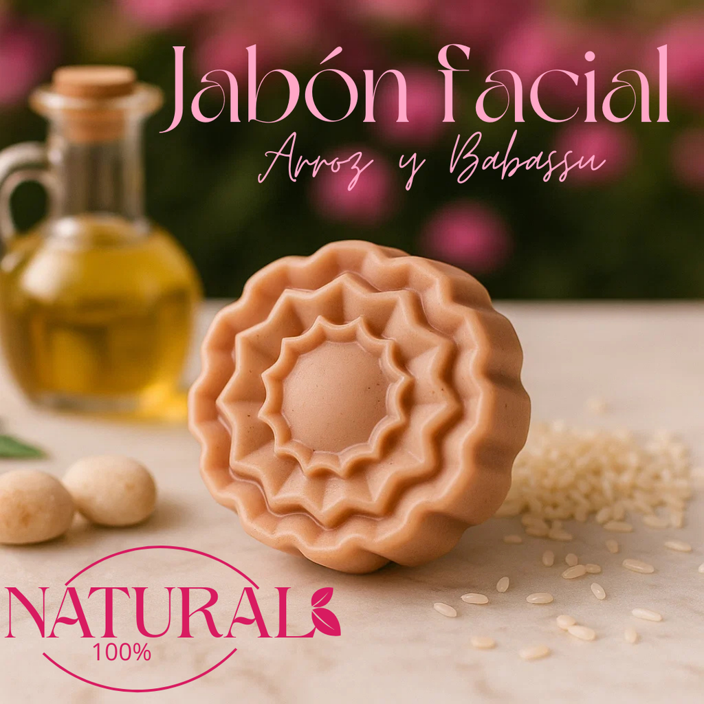 Jabón Facial Arroz y Babassu