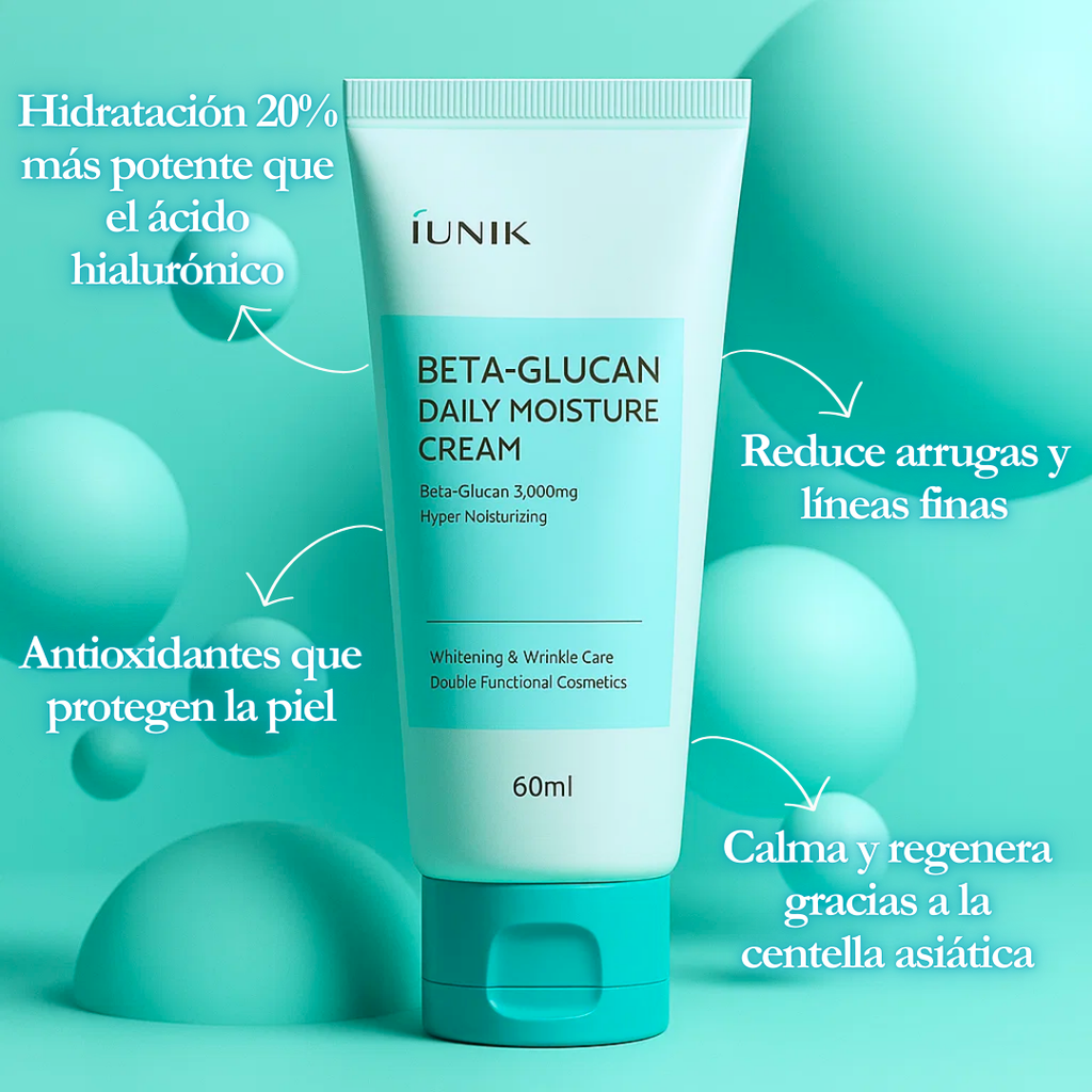 IUNIK - Beta glucan daily moisture cream 60ml