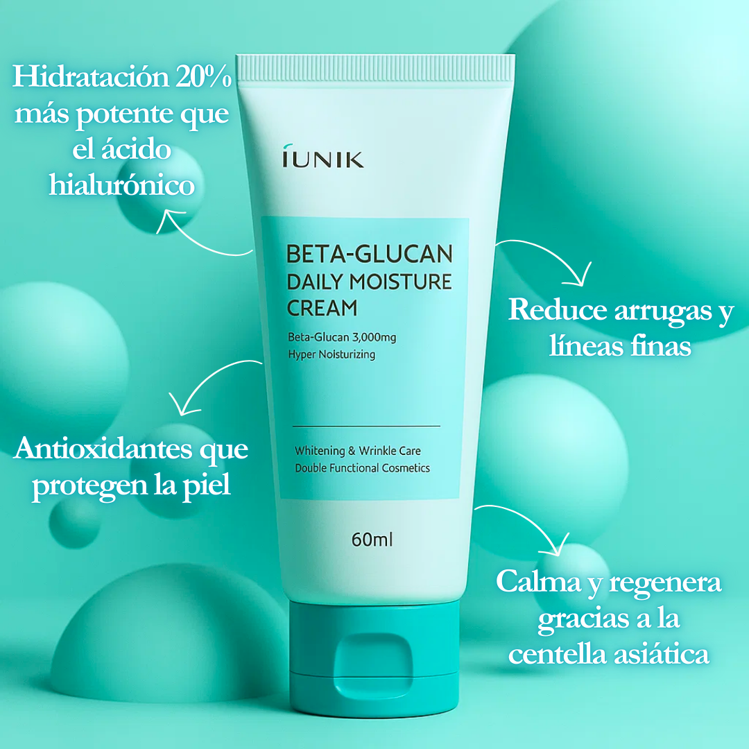 IUNIK - Beta glucan daily moisture cream 60ml