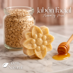 Jabón Facial Avena y Miel