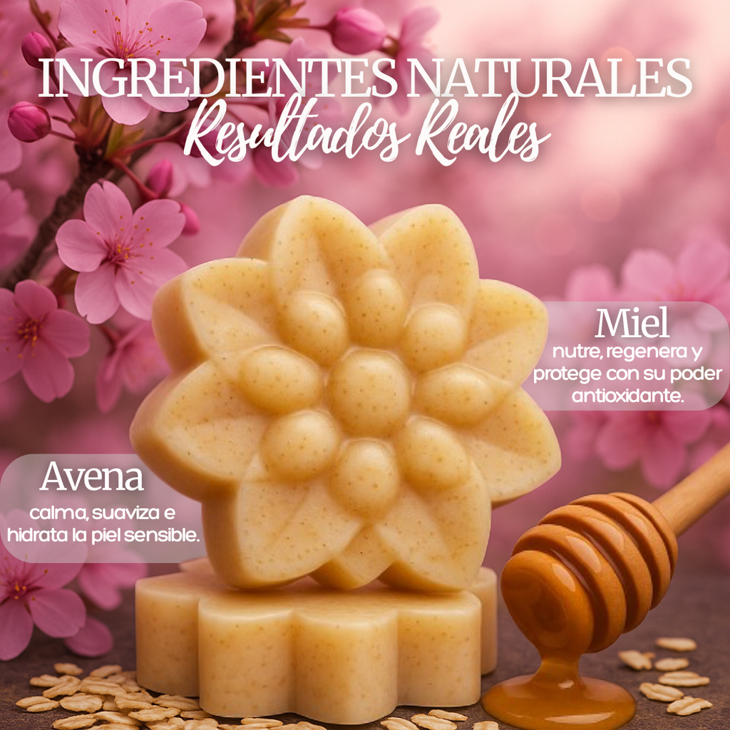 Jabón Facial Avena y Miel