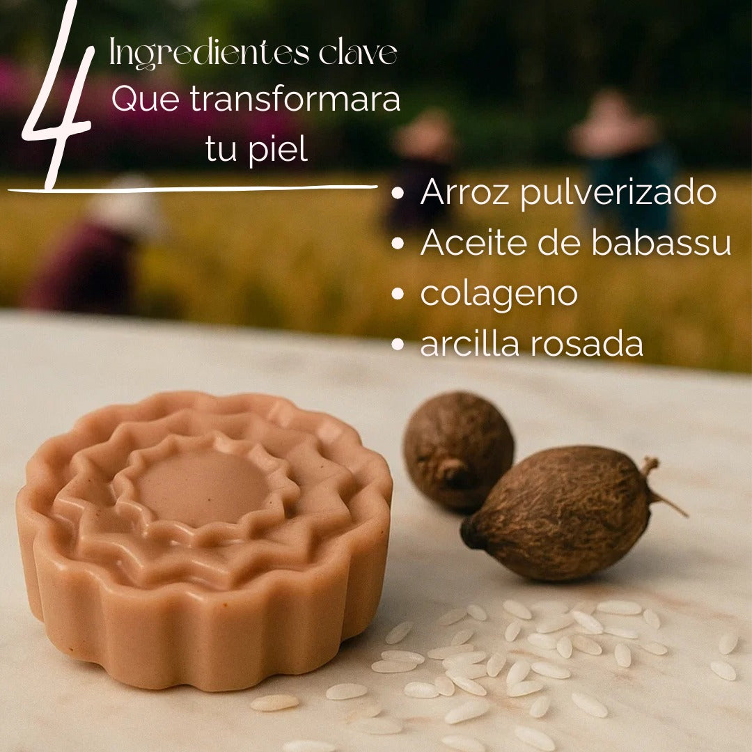 Jabón Facial Arroz y Babassu