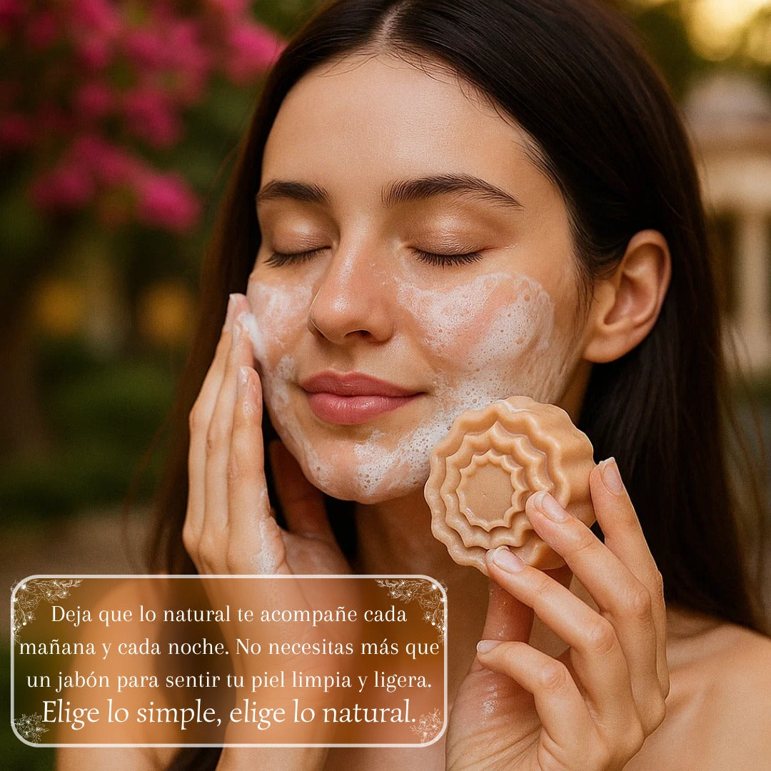 Jabón Facial Arroz y Babassu