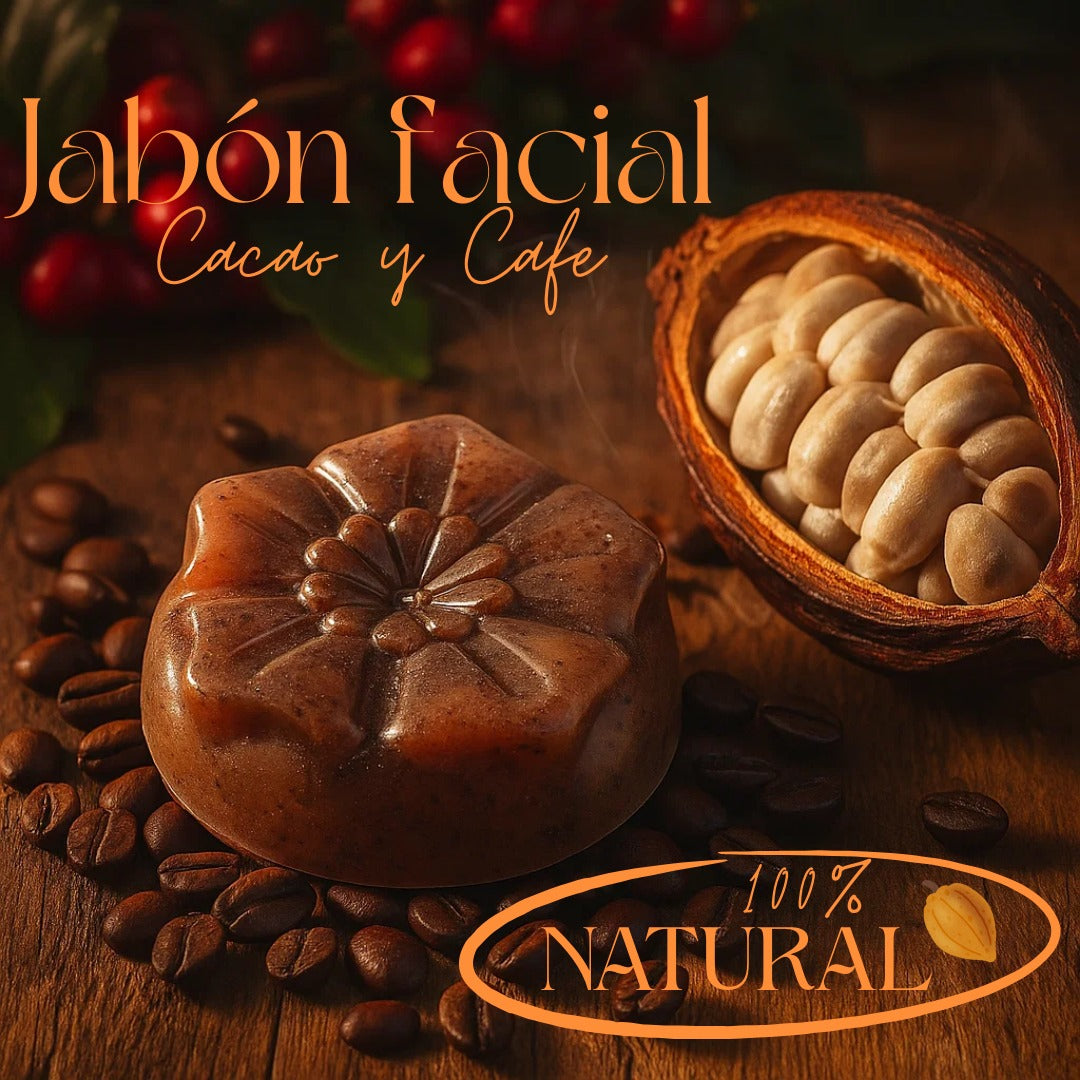 Jabón Facial Cacao y café