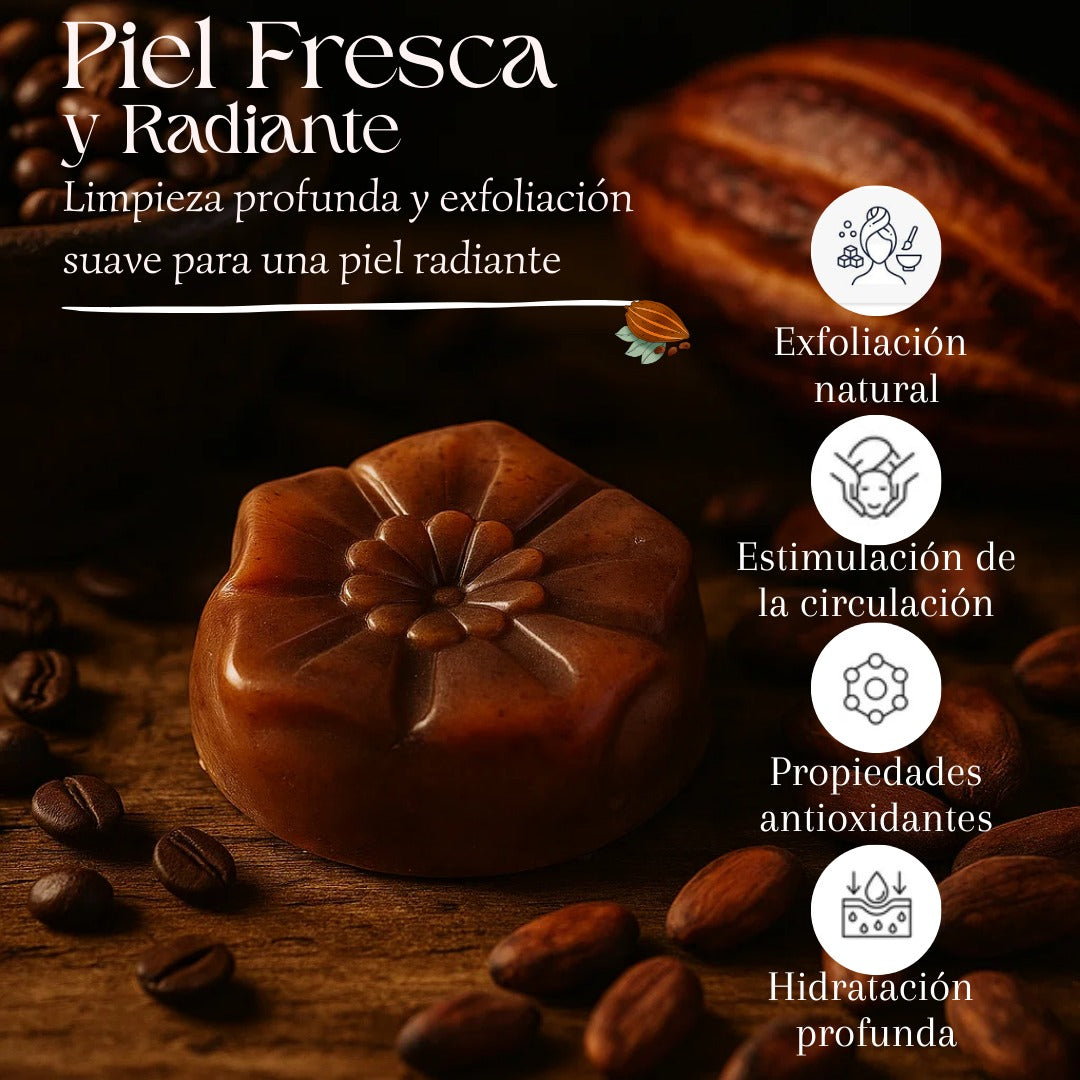 Jabón Facial Cacao y café