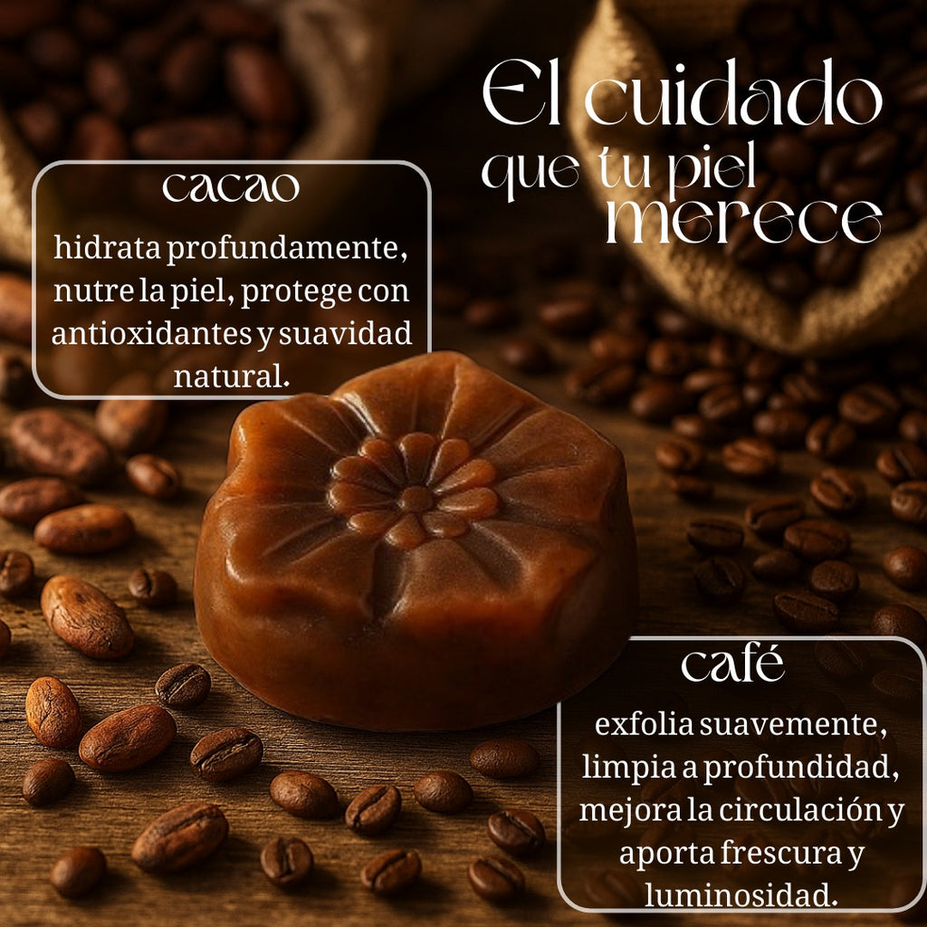 Jabón Facial Cacao y café