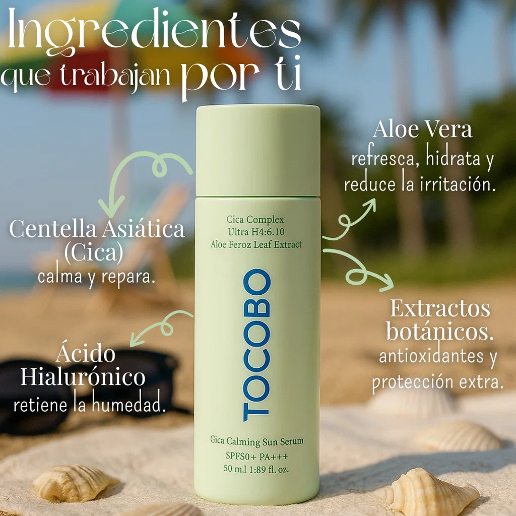 TOCOBO - CICA CALMING SUN SERUM 50ML SPF50+ PA++++
