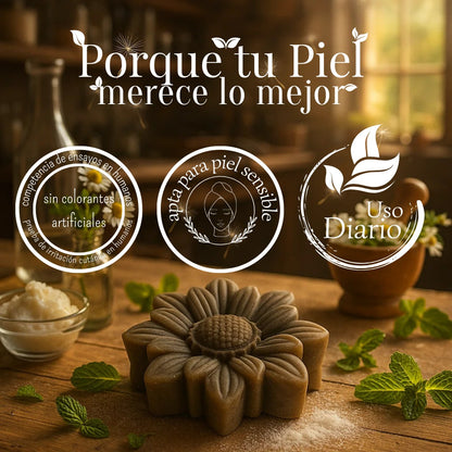 Jabón Facial L'Herbier Clarité – Controla el Sebo y Purifica tu Piel