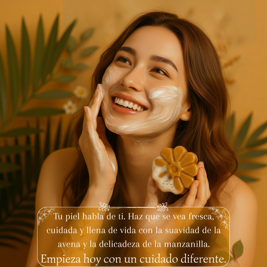 Jabón Facial Avena y Manzanilla