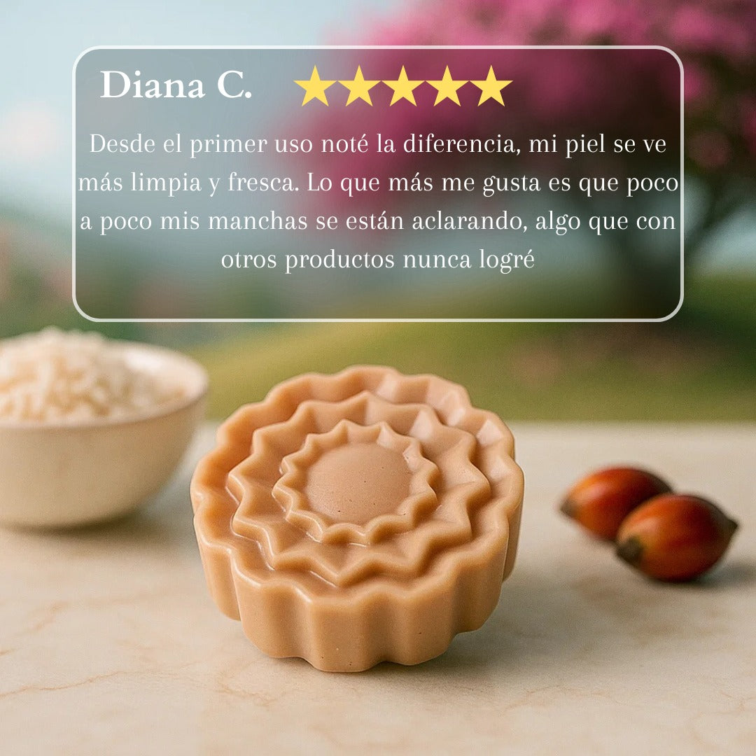 Jabón Facial Arroz y Babassu